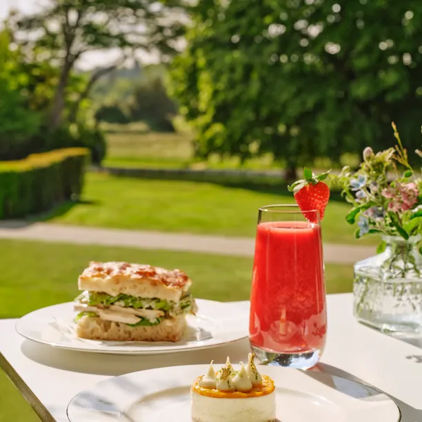 Spa café at The Spa at Coworth Park, a Dorchester Collection hotel