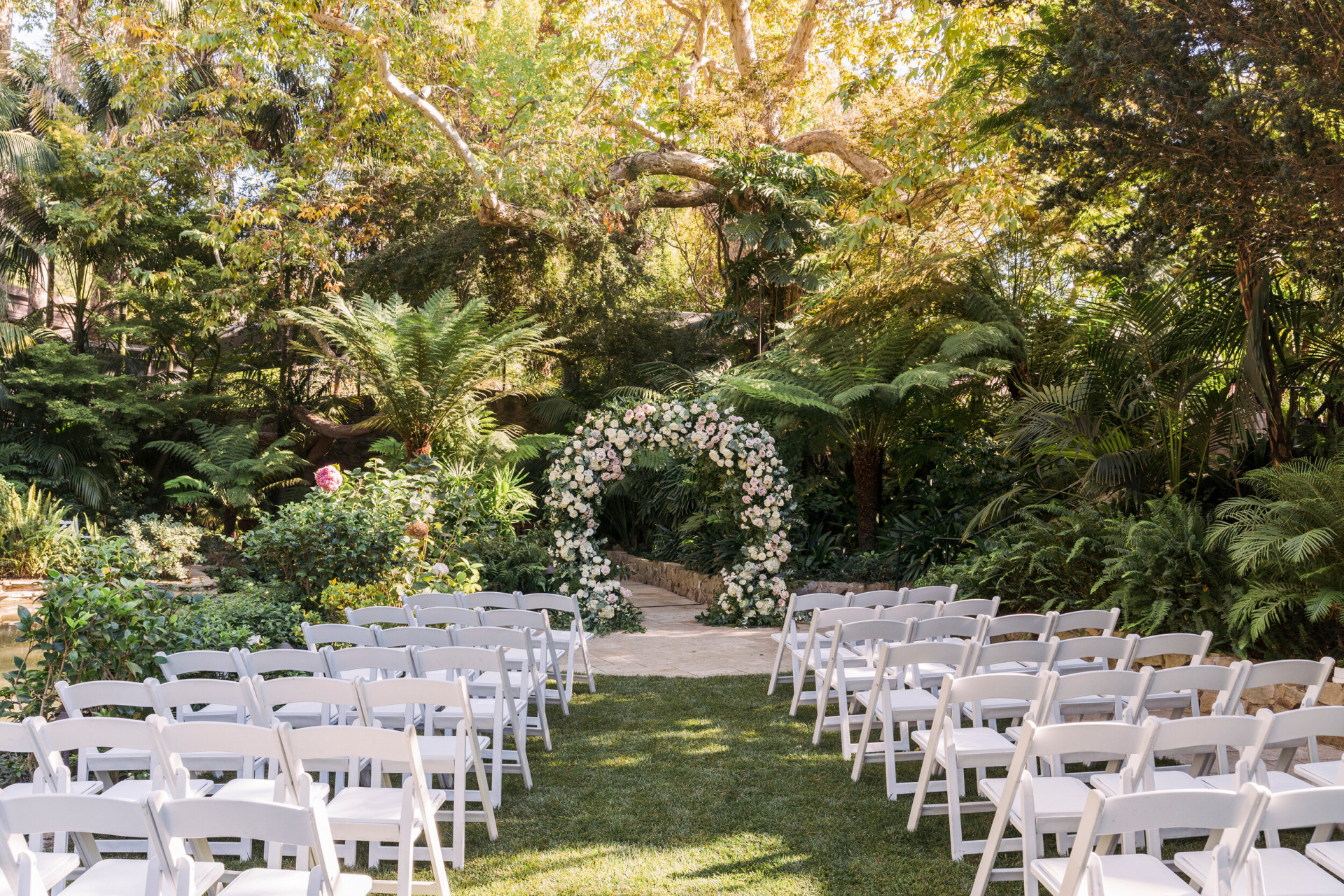 Unmatched wedding backdrop and unique spaces at Hotel Bel-Air