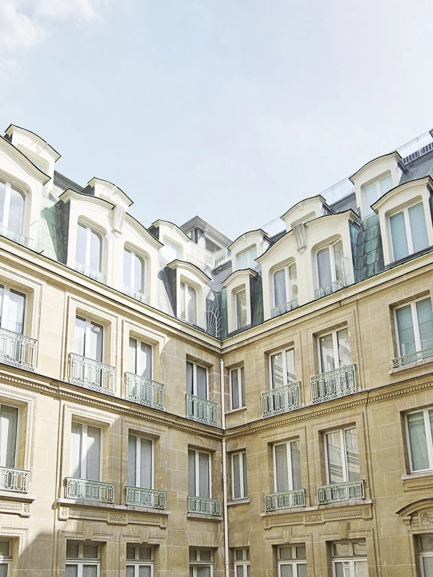 Photo d'une vue sur la cour du Meurice
