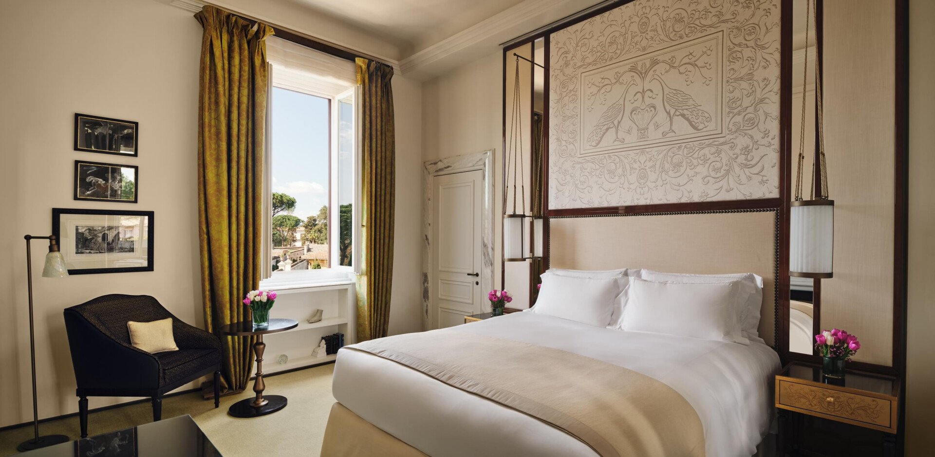 Camera Classic con vista a Hotel Eden Roma