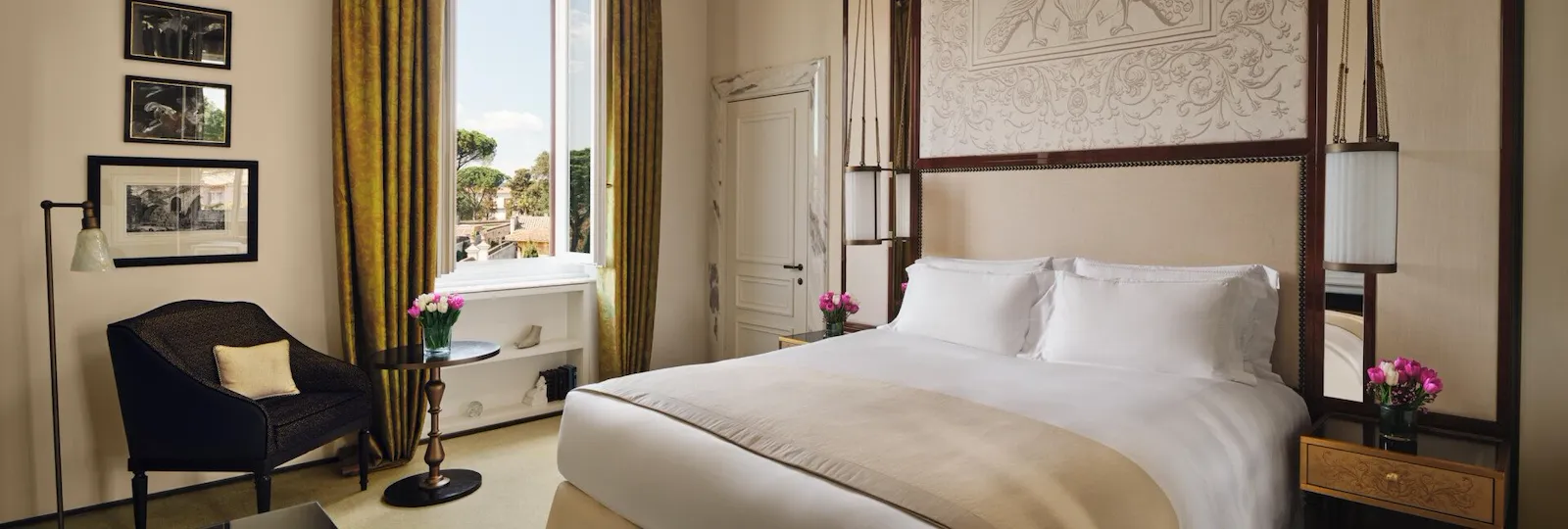 Camera Classic con vista a Hotel Eden Roma