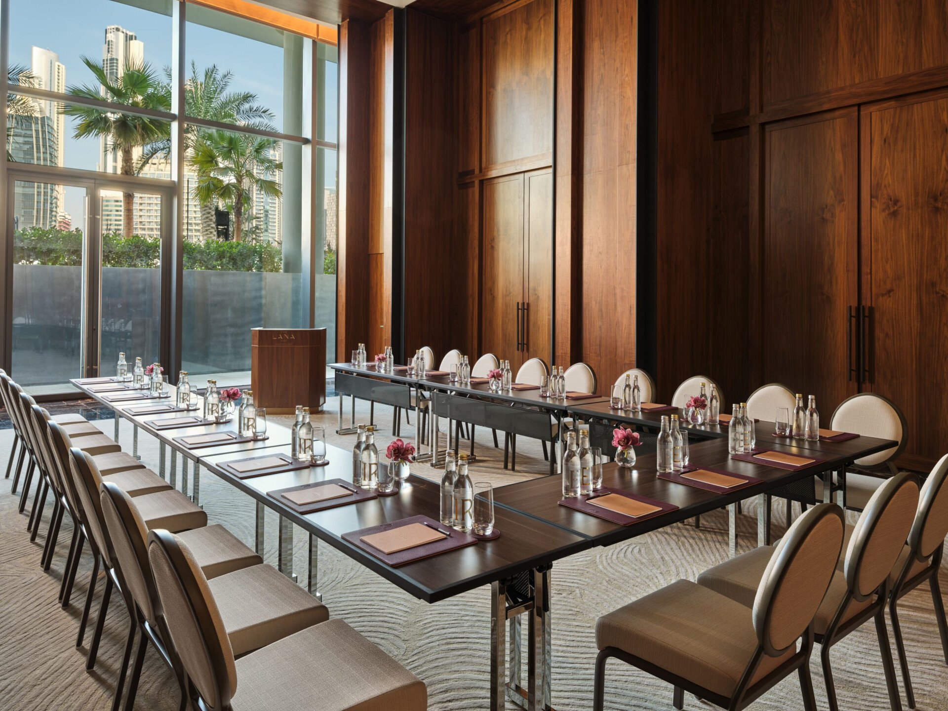 The Lana corporate event set up interior, Dubai