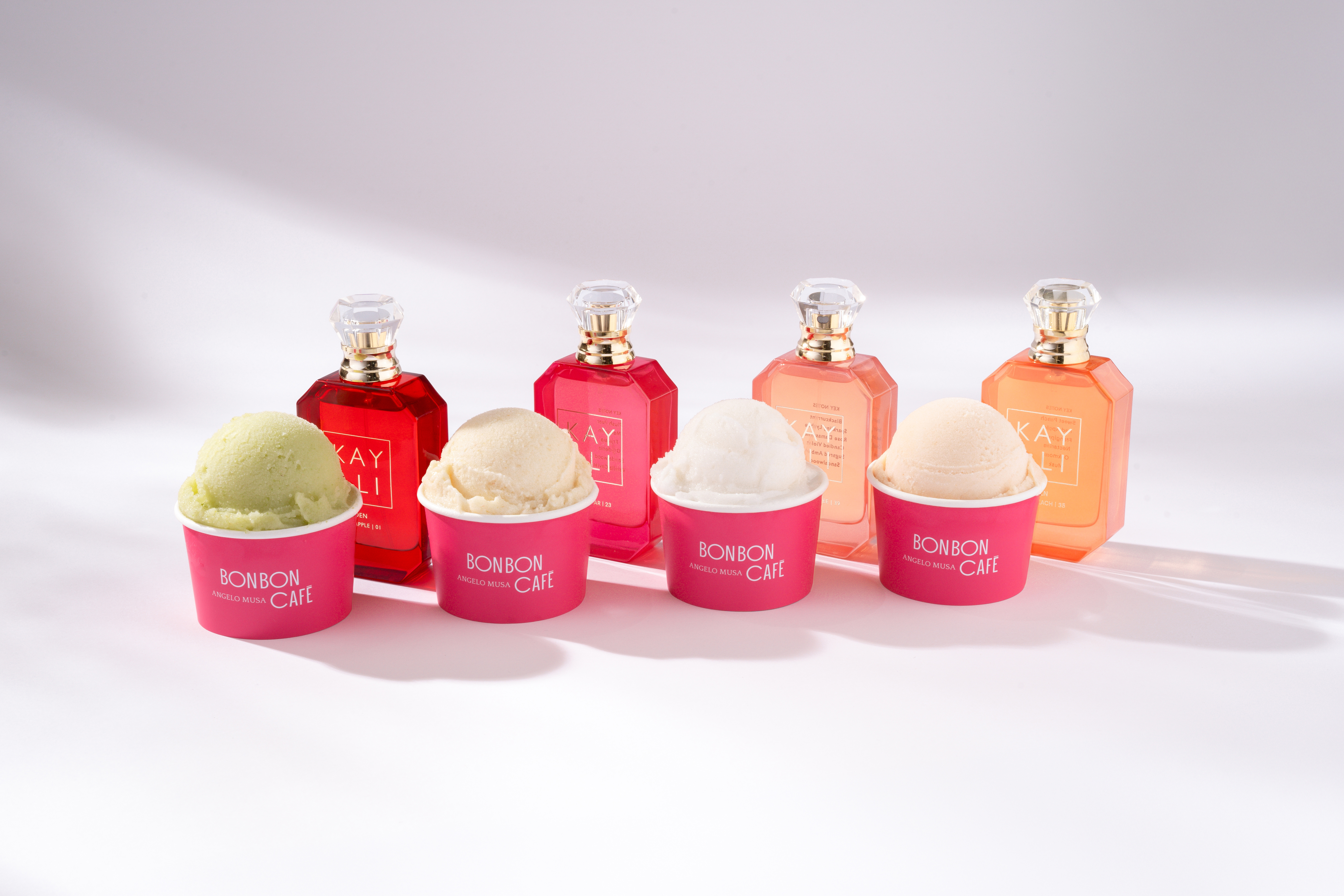 The Kayali Perfumes next to the Bonbon Cafe ice cream
