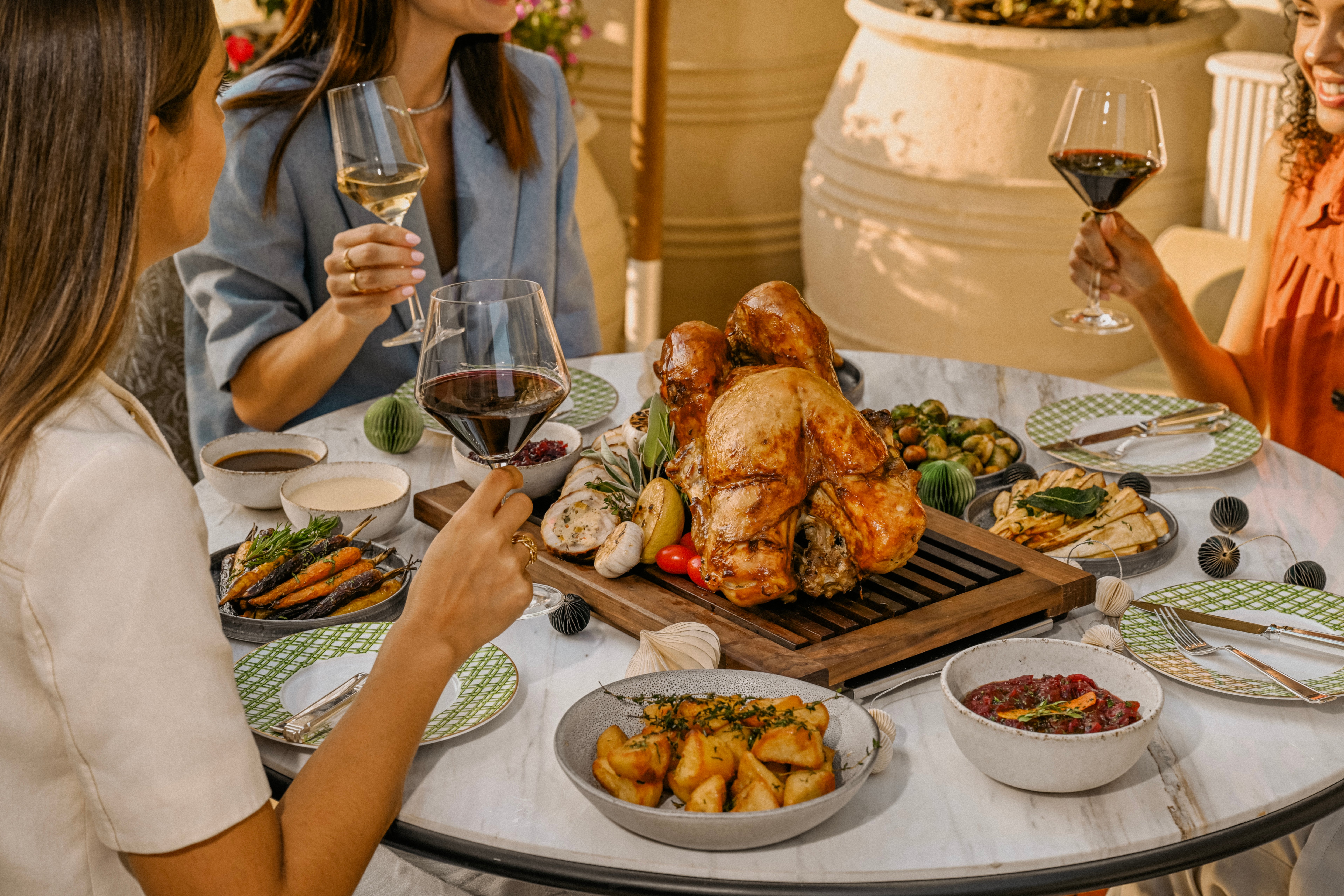 The turkey offering in Veranda