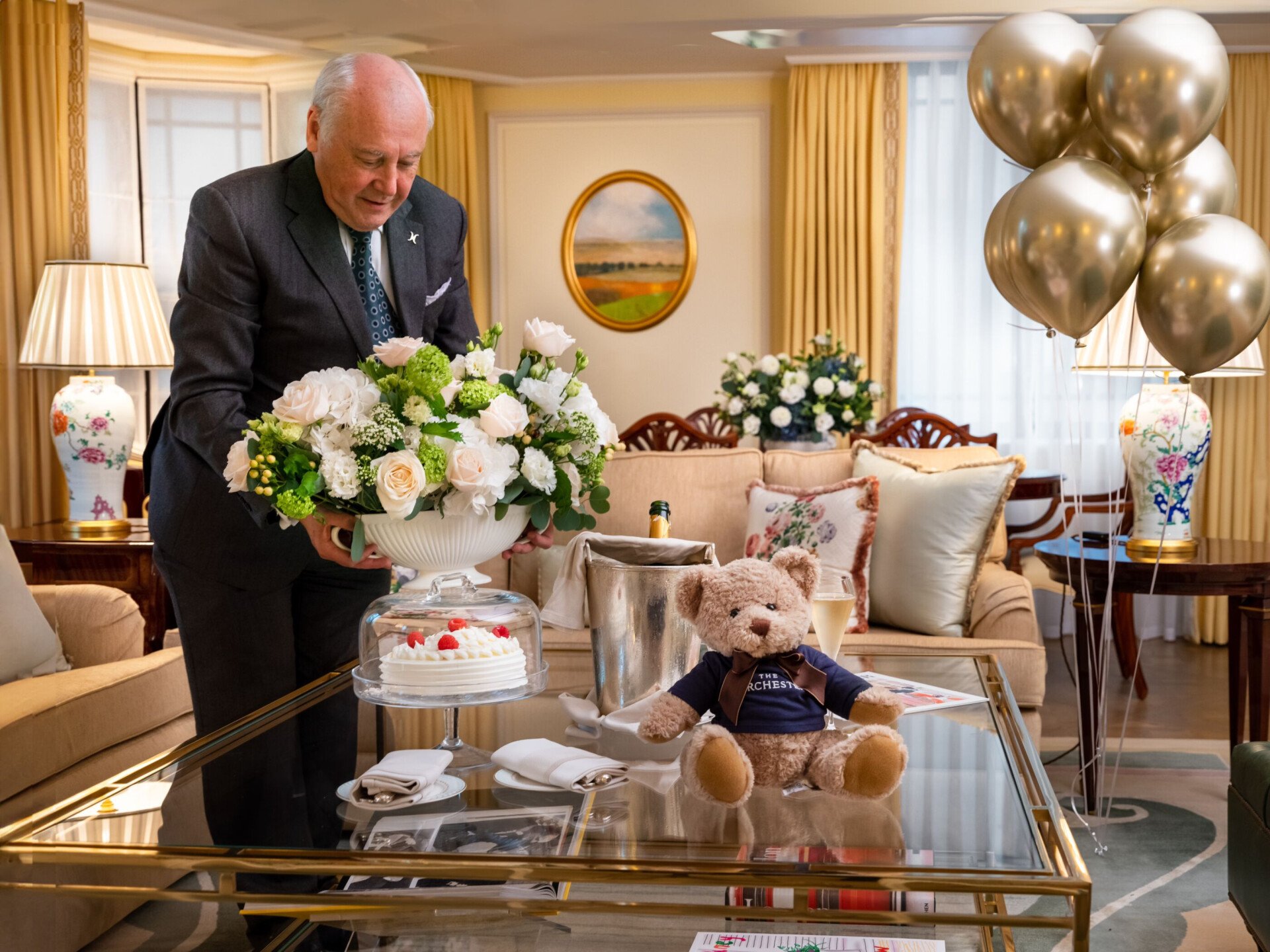 Images showing the butler service at The Dorchester