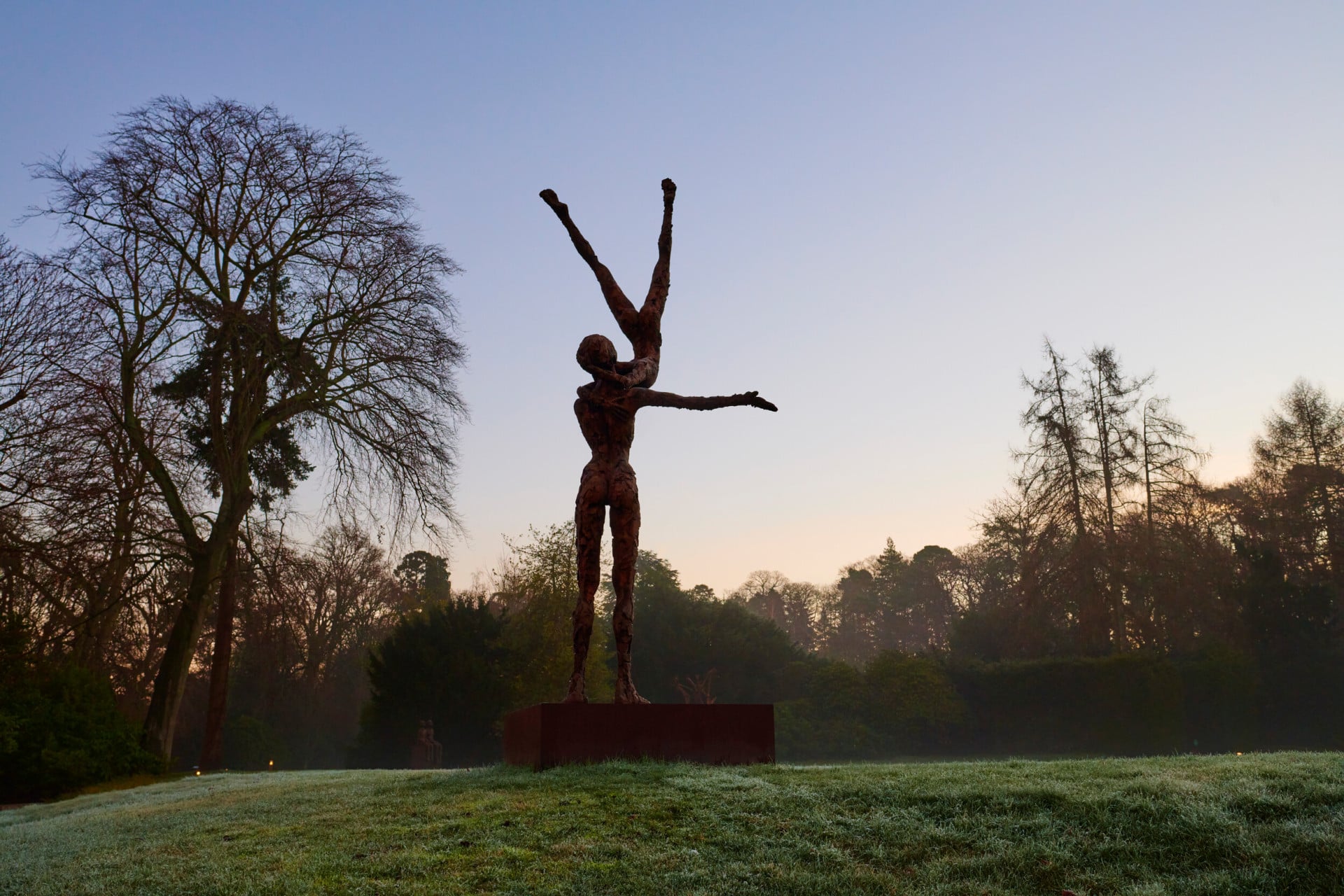 Carol Peace sculpture winter at Coworth Park