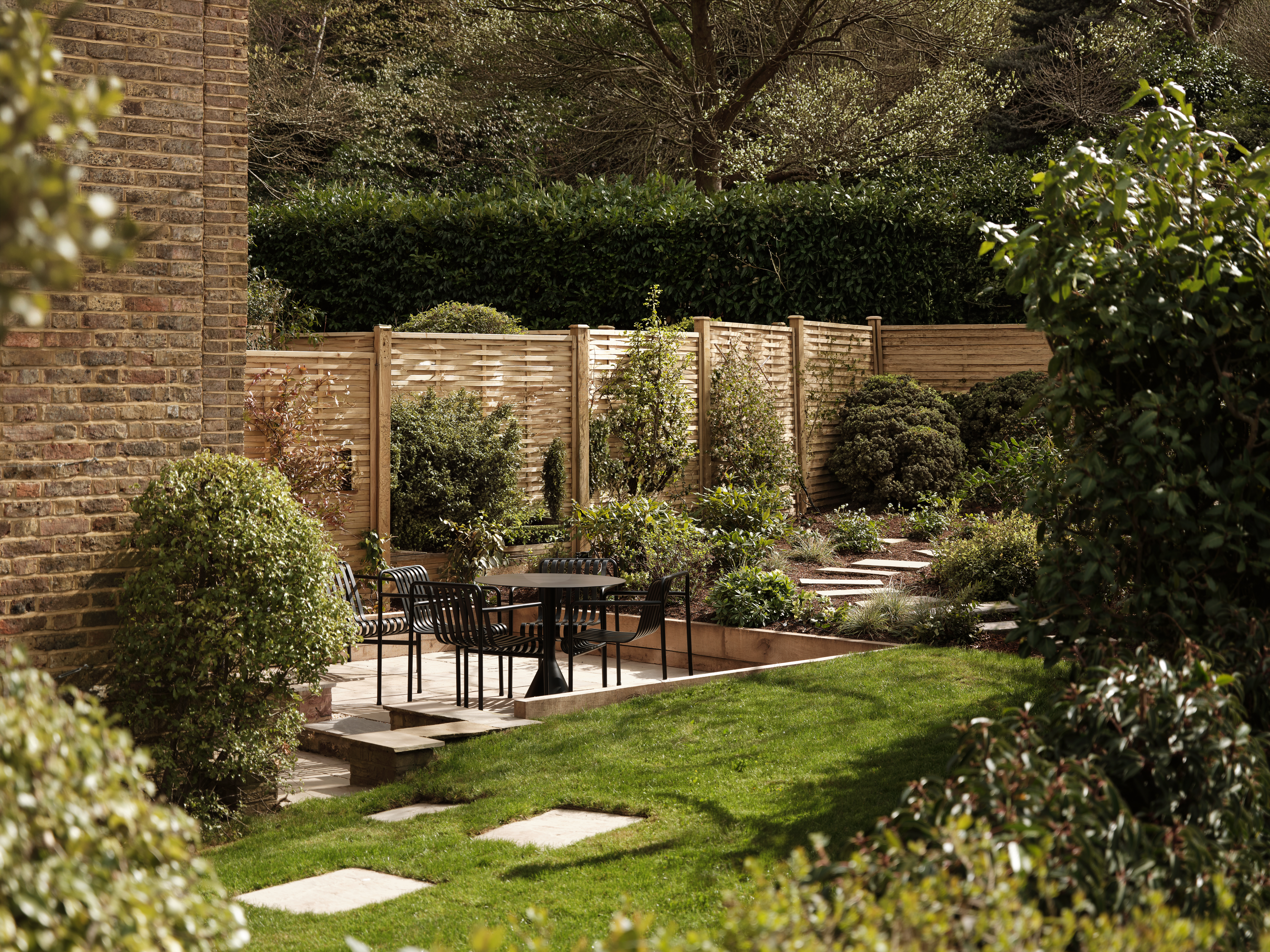 Farmers West outdoor terrace at Coworth Park, a Dorchester Collection hotel