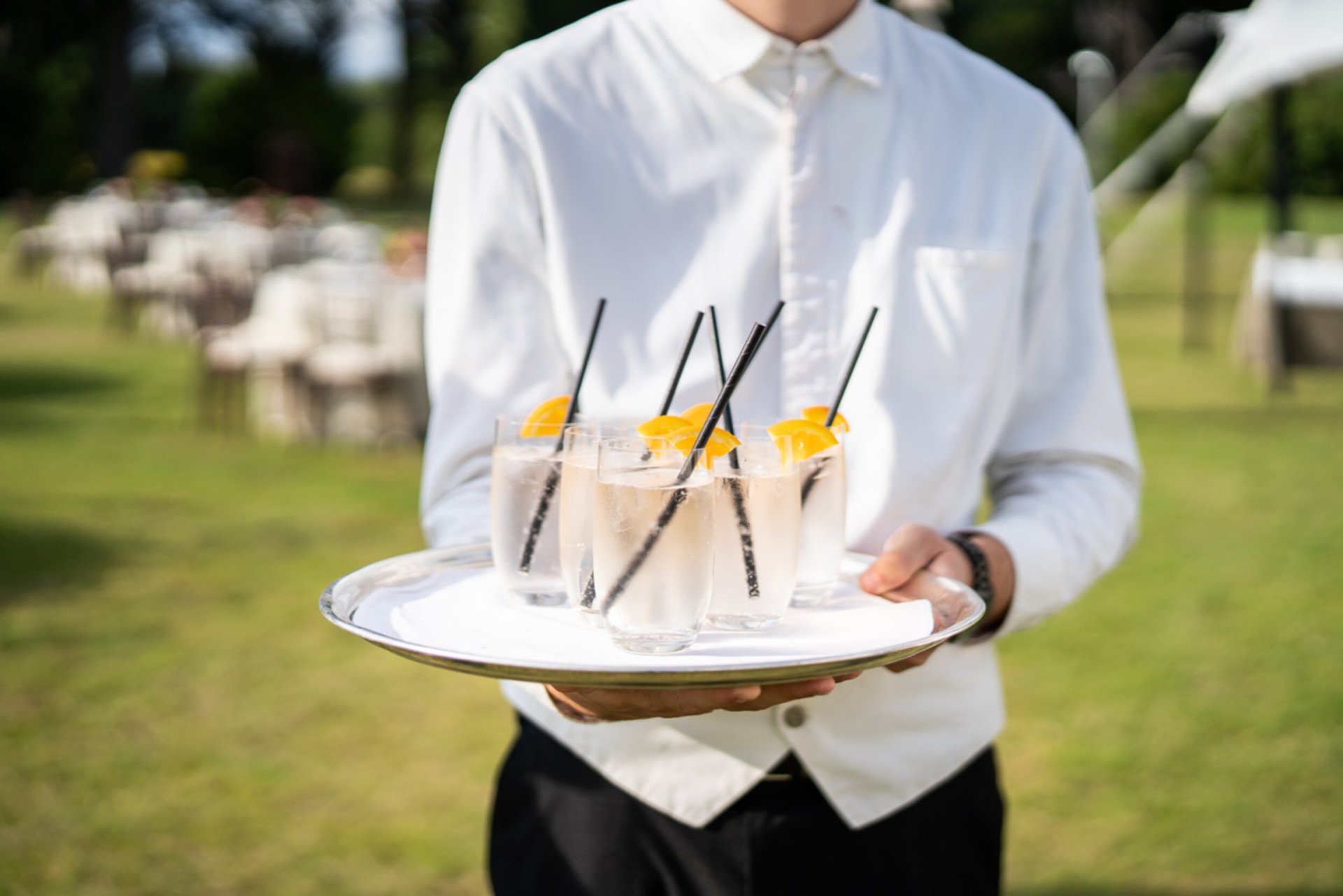 Coworth Park-Events-Cocktail tray-Credit Bespoke Events