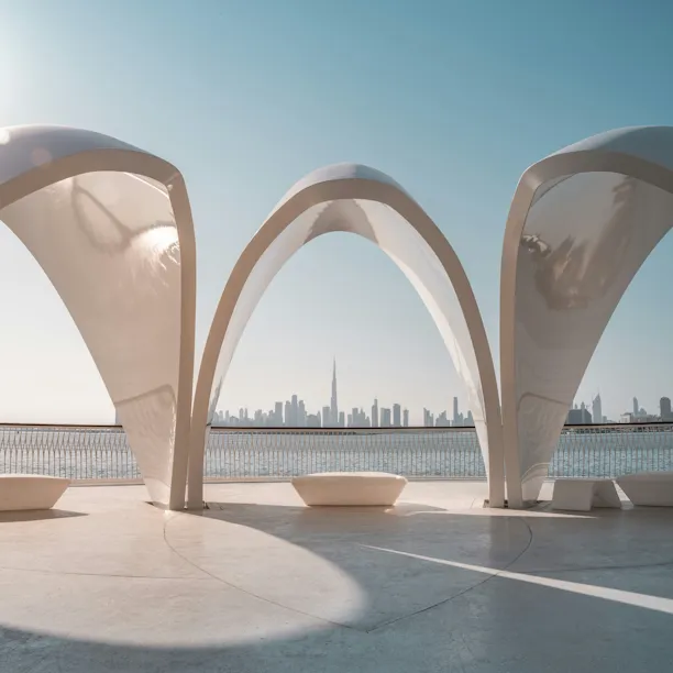 Dubai Creek Harbour viewing point
