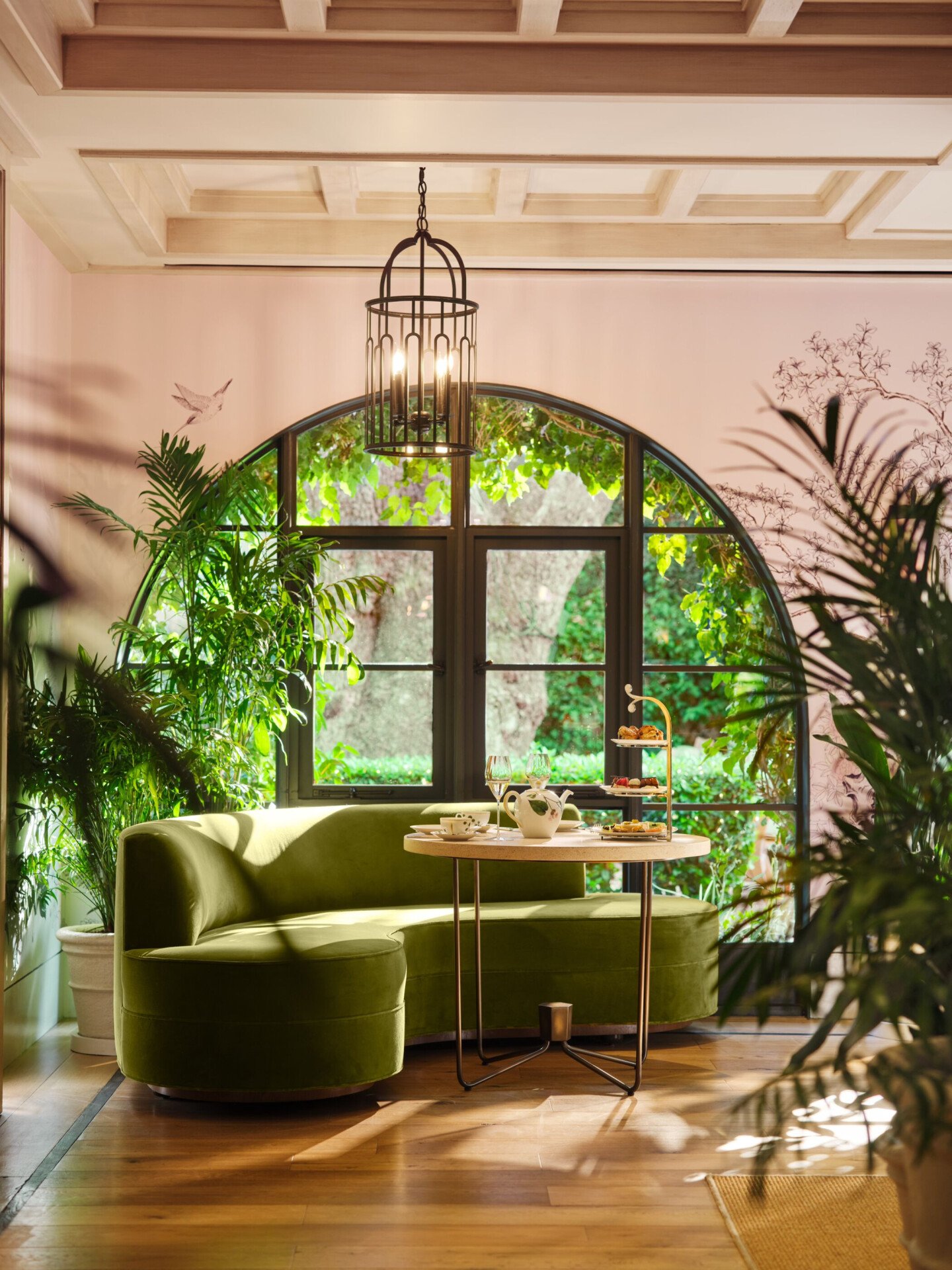 Afternoon tea moment in The Living Room
