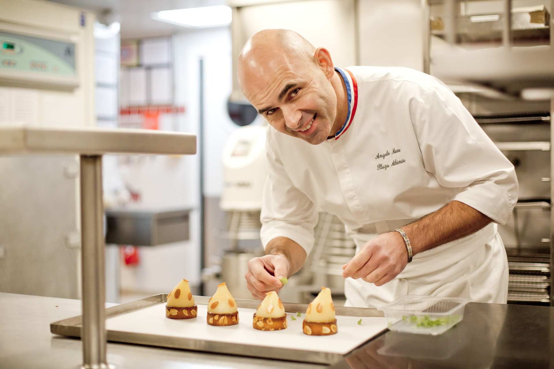 Chef Angelo Musa doing pastries
