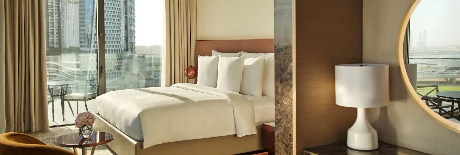 Marina Terrace Suite interior at The Lana, Dubai