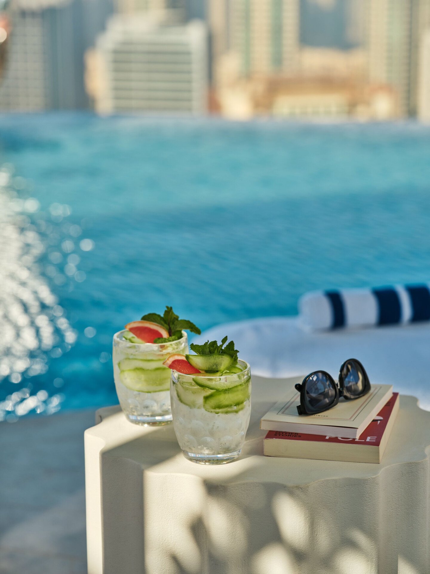 High Society pool terrace at The Lana, Dubai