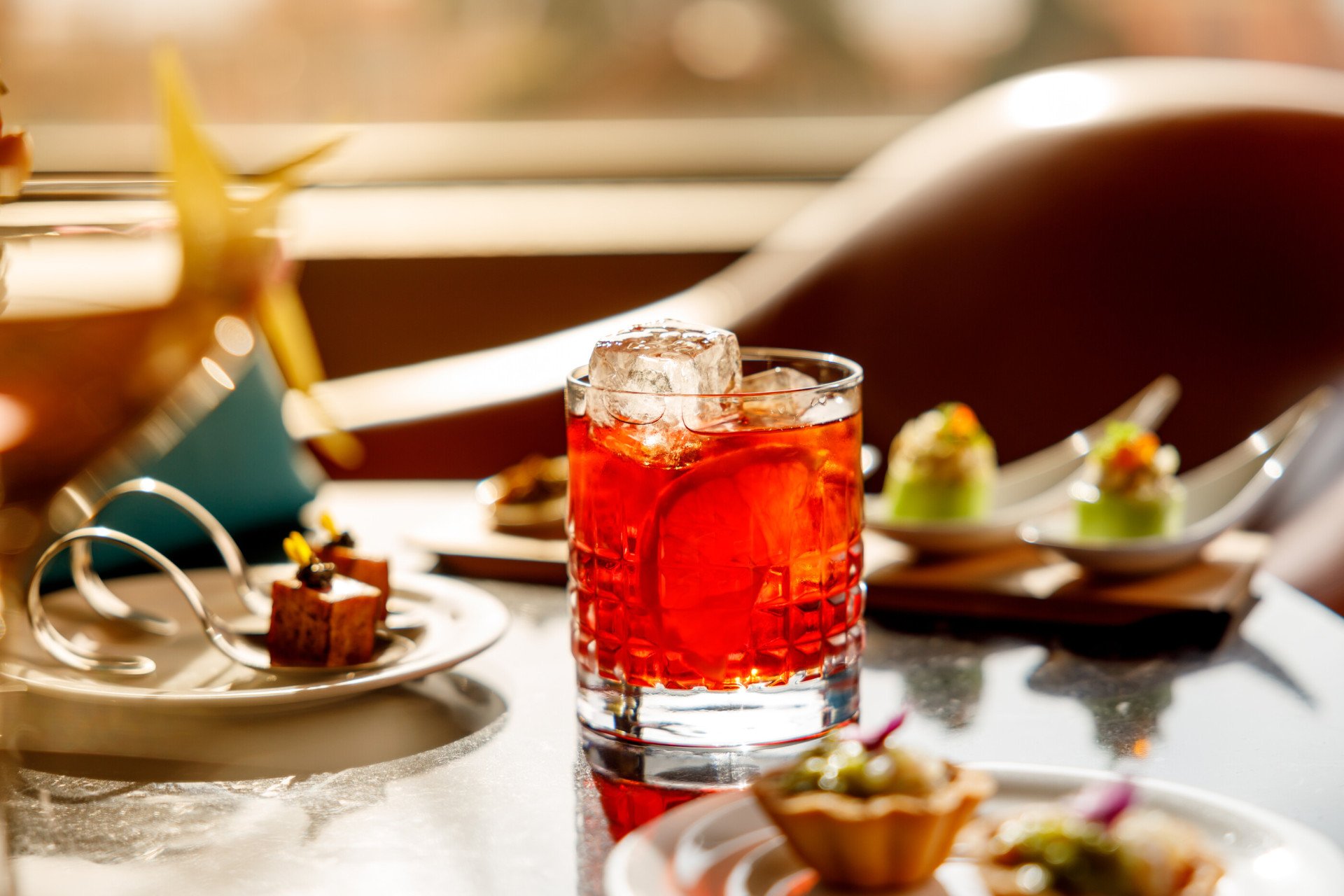 Negroni servito a Il Giardino Bar