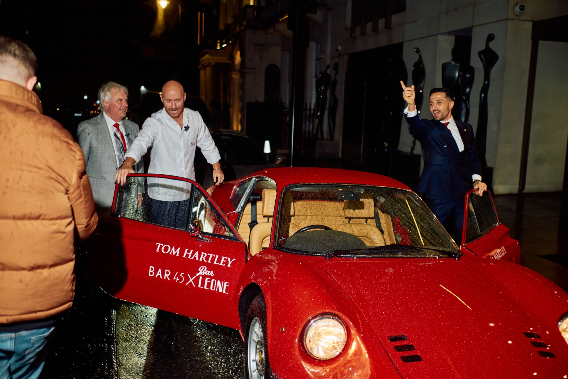 A Ferrari Dino and a full house