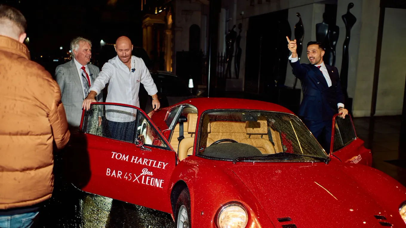 A Ferrari Dino and a full house