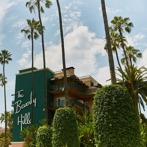 Exterior at The Beverly Hills Hotel, Los Angeles