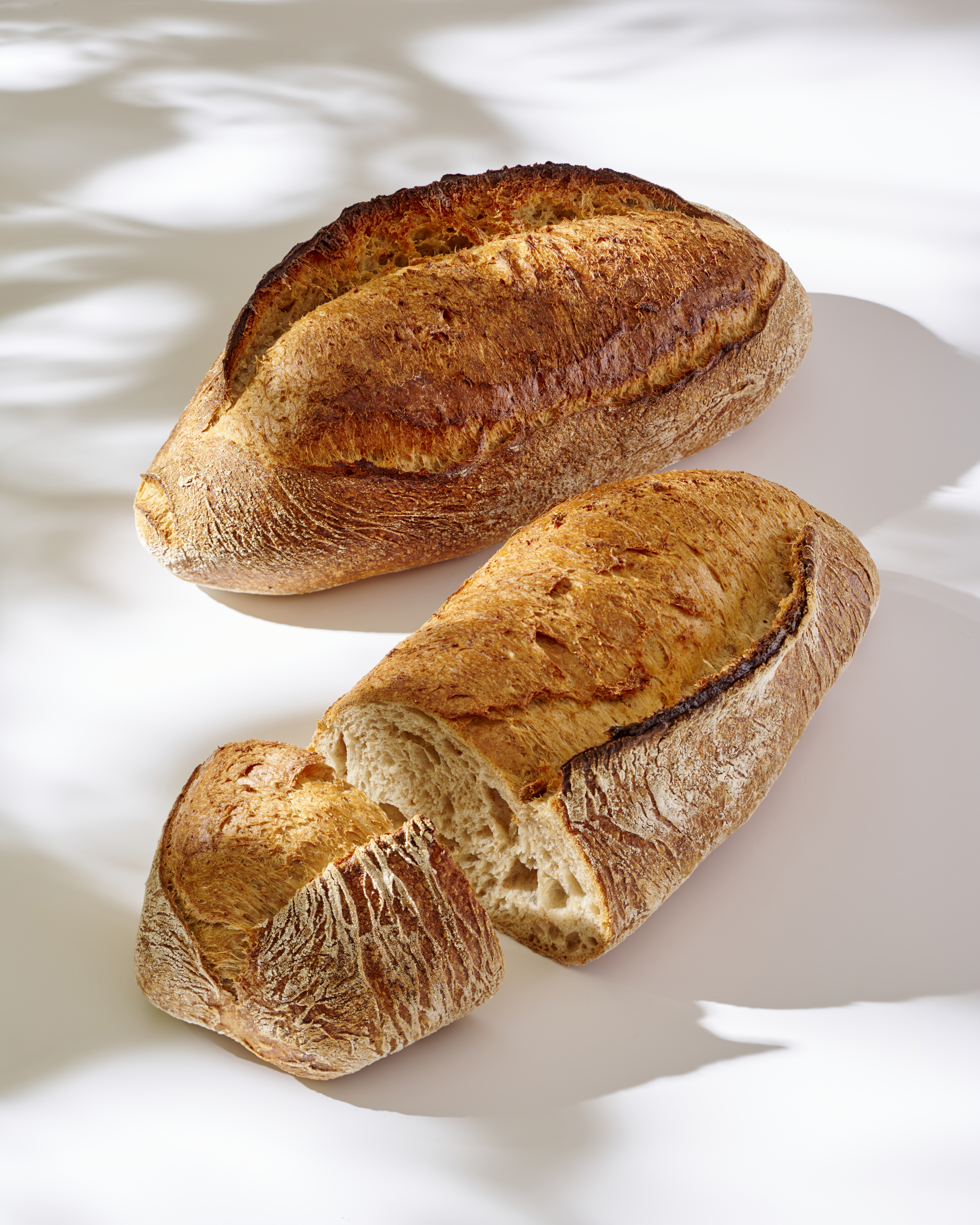 A close up to the sourdough bread