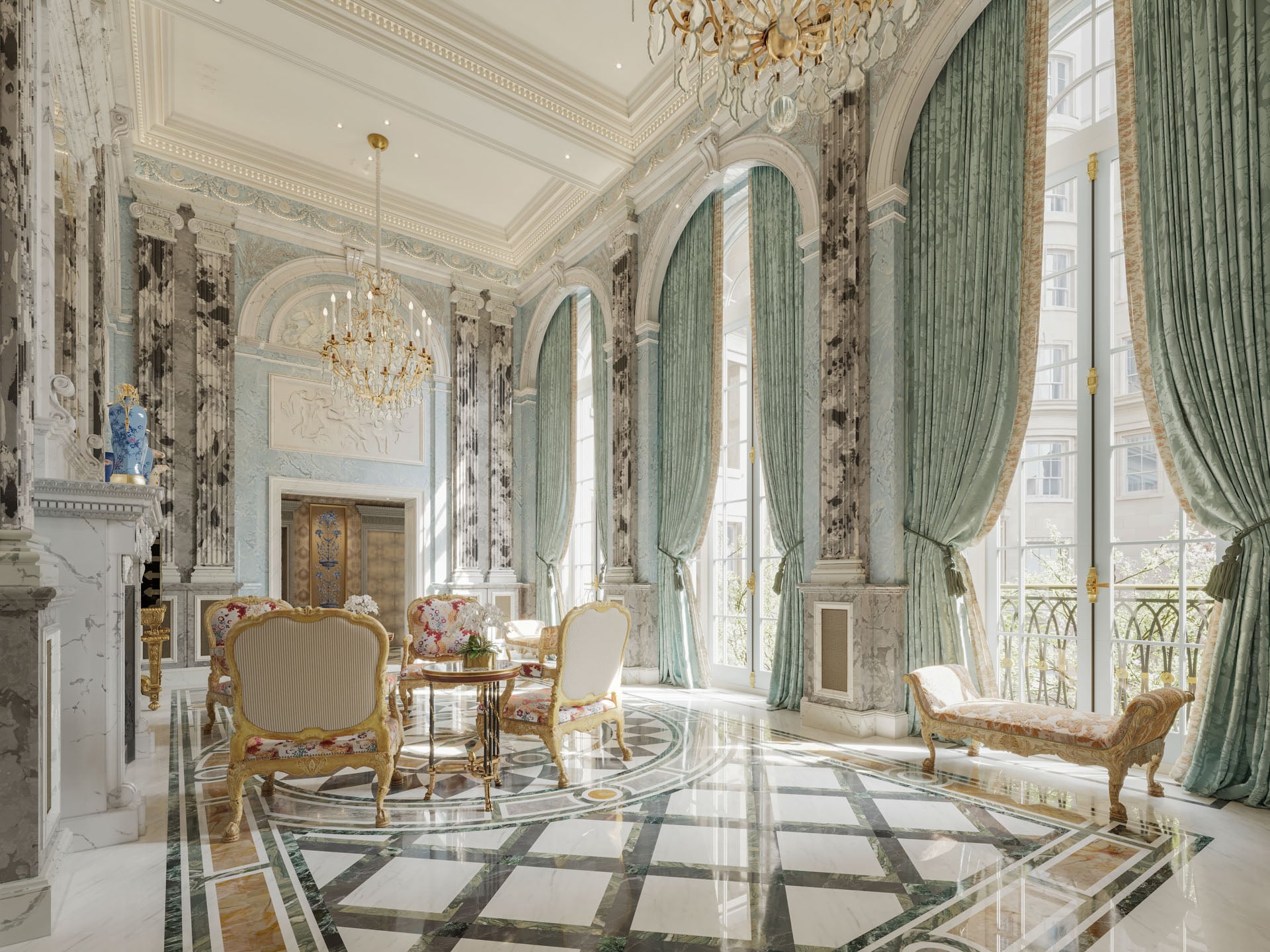 Grand reception at 1 Mayfair residences