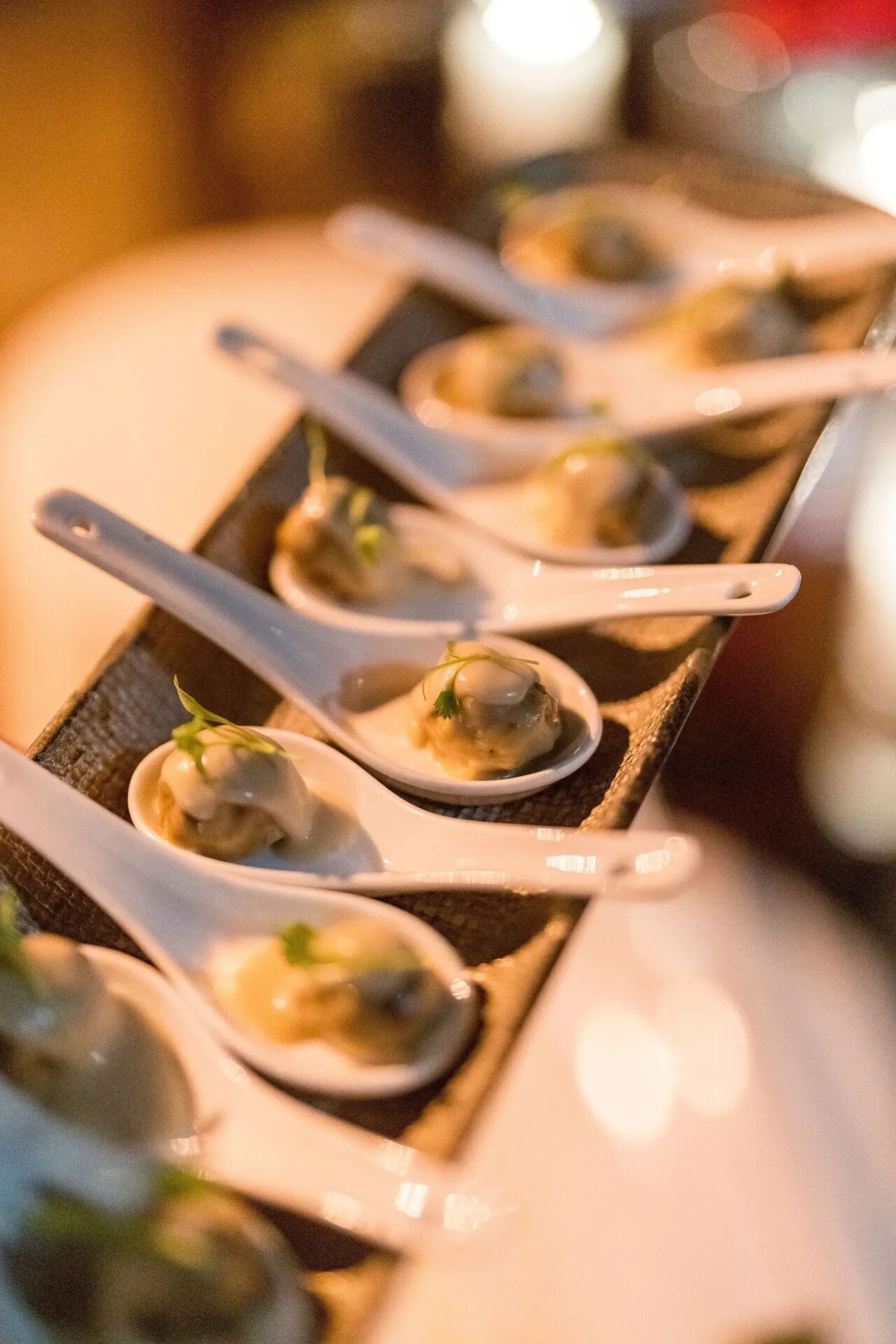 Appetizers Hotel Bel-Air Wedding reception