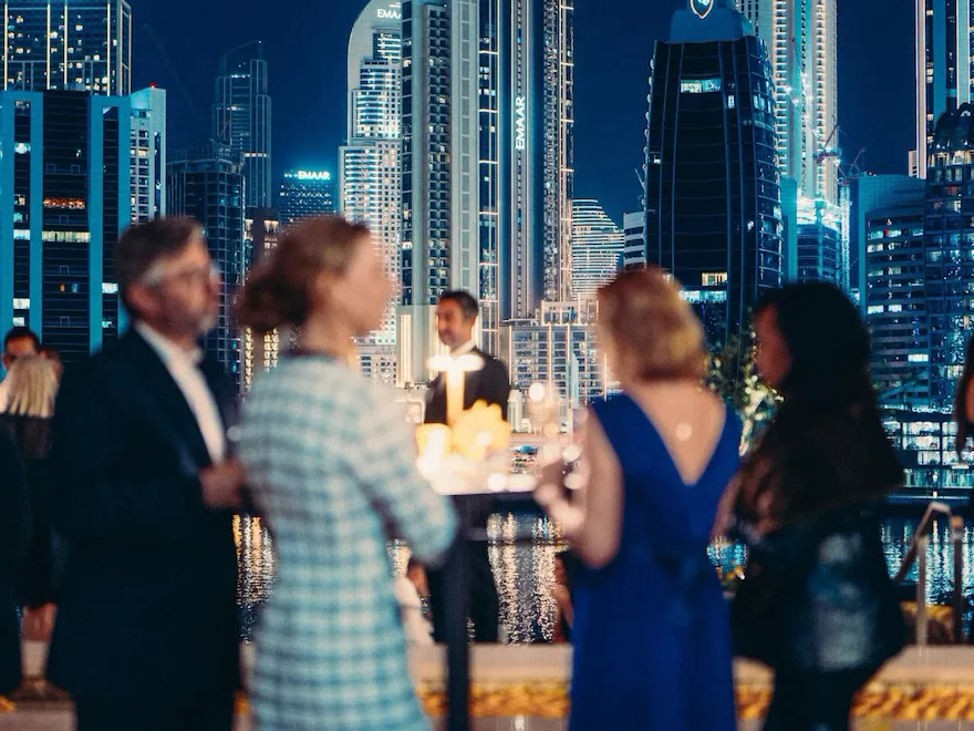 Food and drinks details at Riviera by Jean Imbert