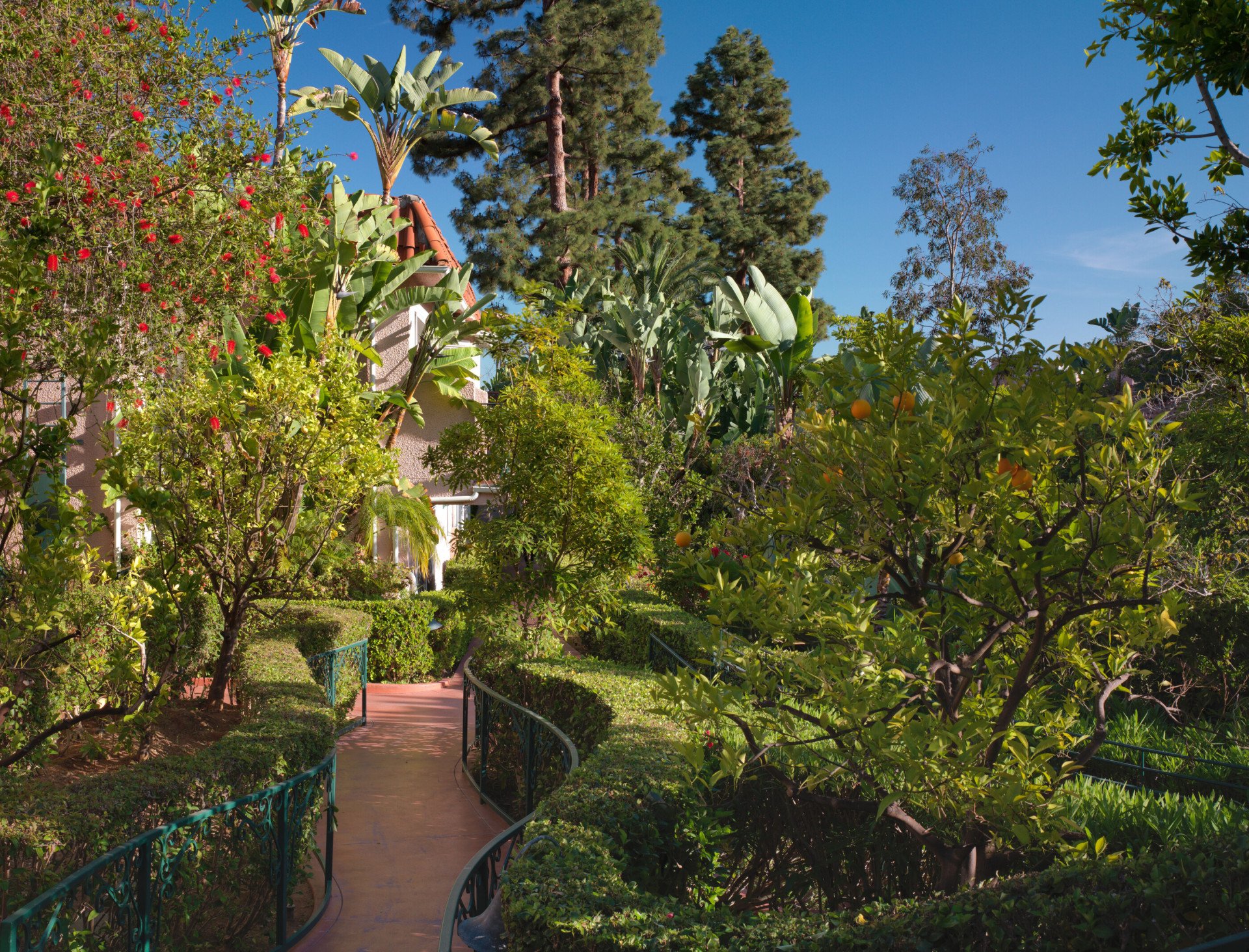 Bungalow exterior gardens path 