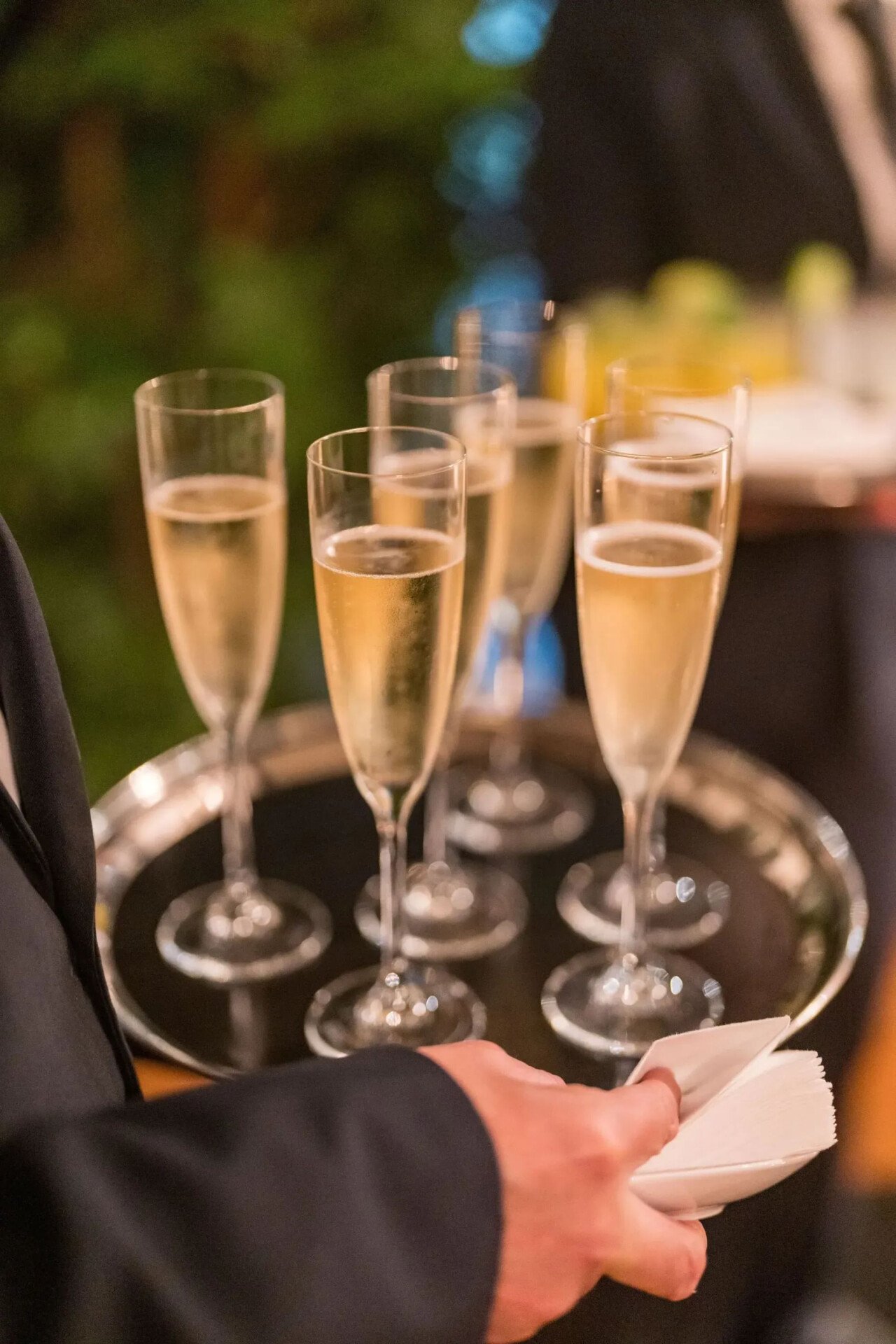 Champagne Hotel Bel-Air Wedding reception