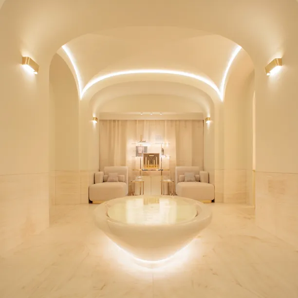 Salle de repos du Spa Dior de l'hotel Plaza Athenée