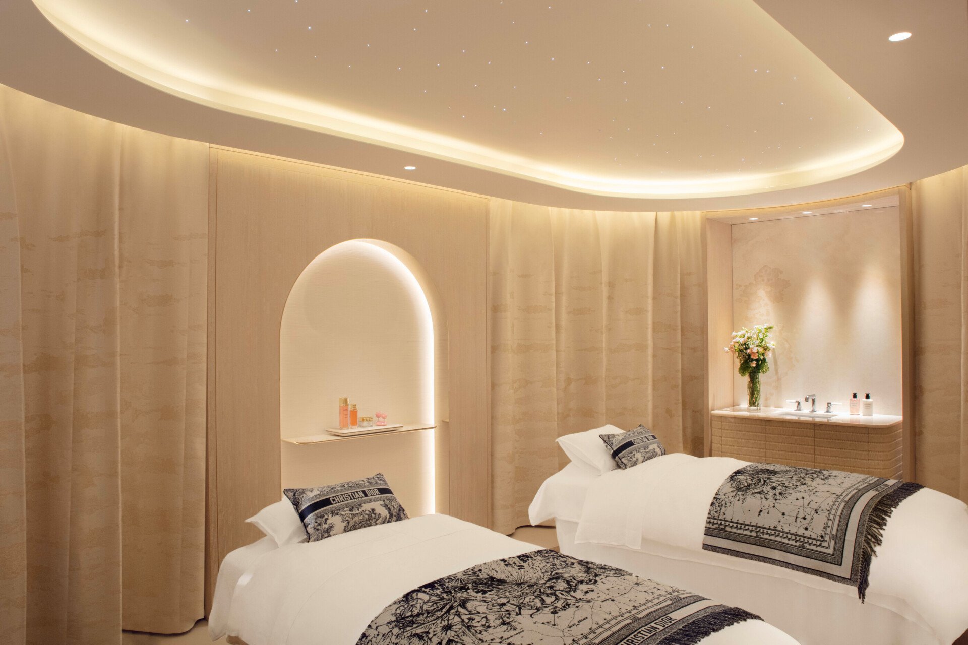 Visuel des espaces intérieurs du Dior Spa Plaza Athénée, à Paris 