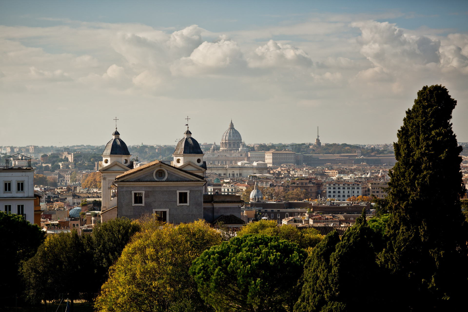 Vista di Roma da Hotel Eden
