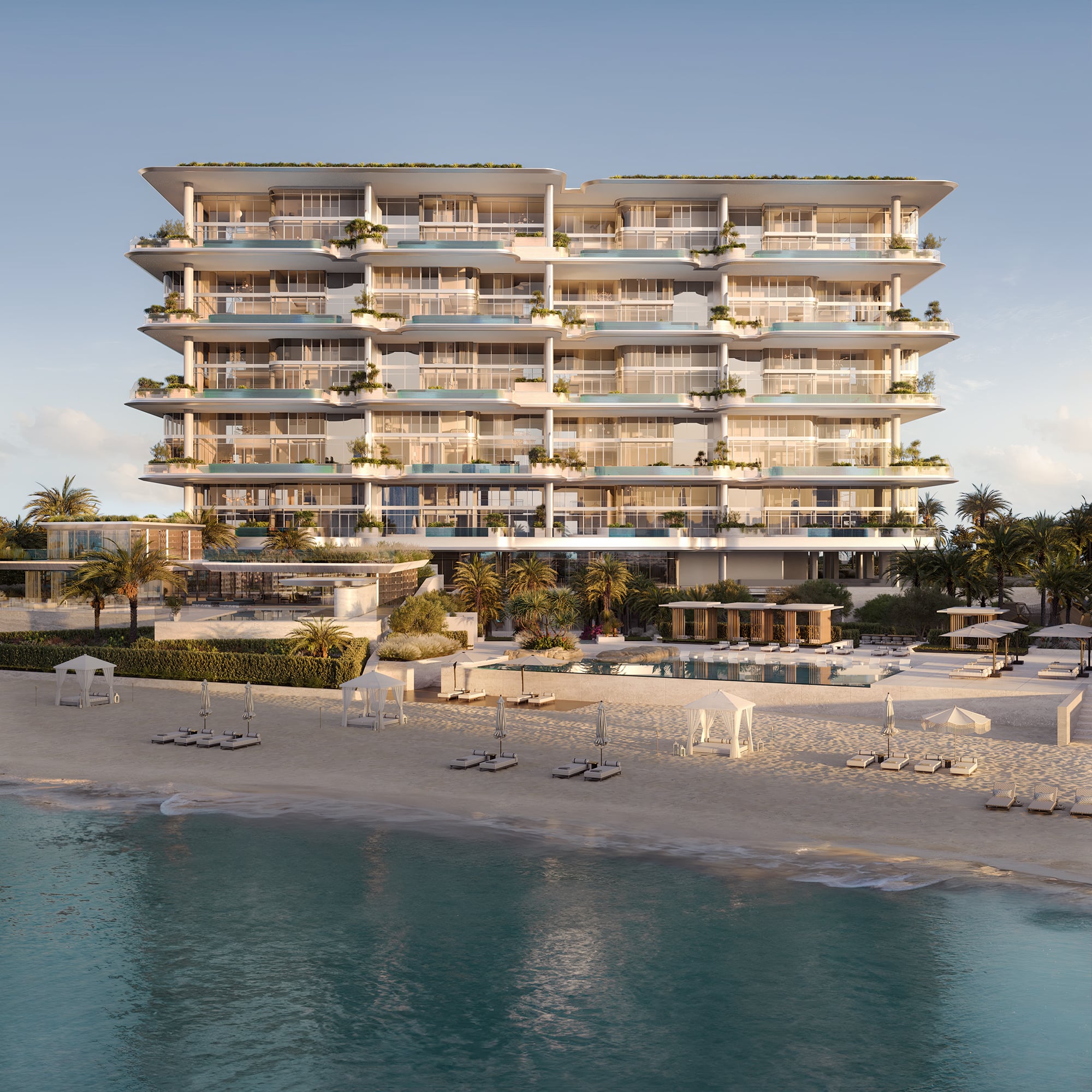 Exterior of Orla infinity residences Dubai