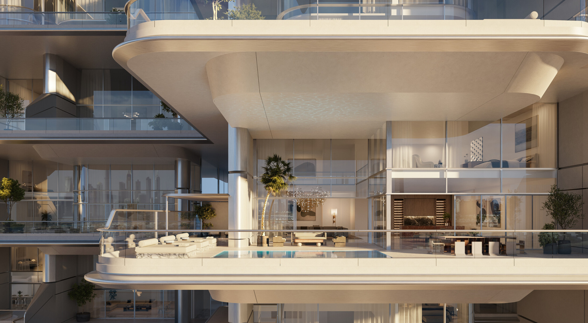Orla residences building renders, Dubai