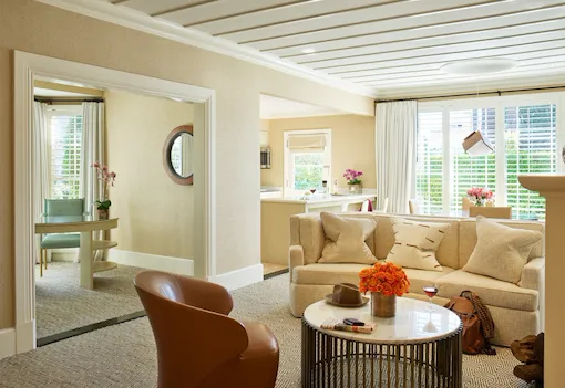 Bungalow 9 Living Room, The Beverly Hills Hotel, Los Angeles