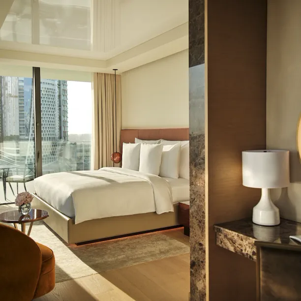 Marina Terrace Suite interior at The Lana, Dubai