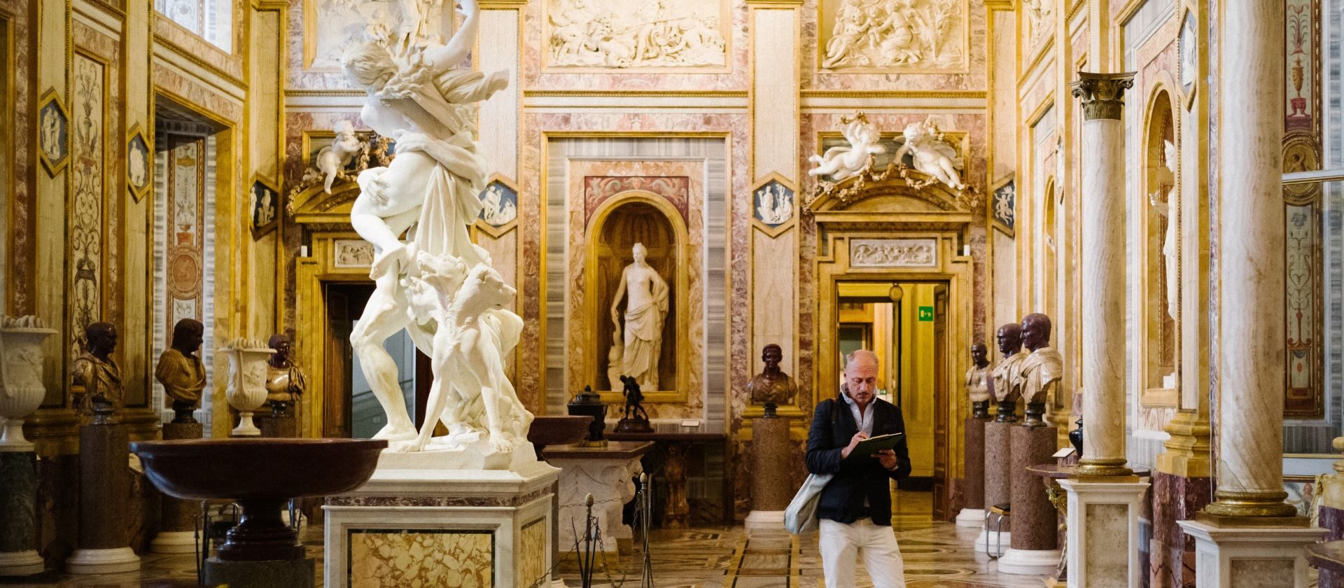 A Day With The Artist In Residence at Galleria Borghese