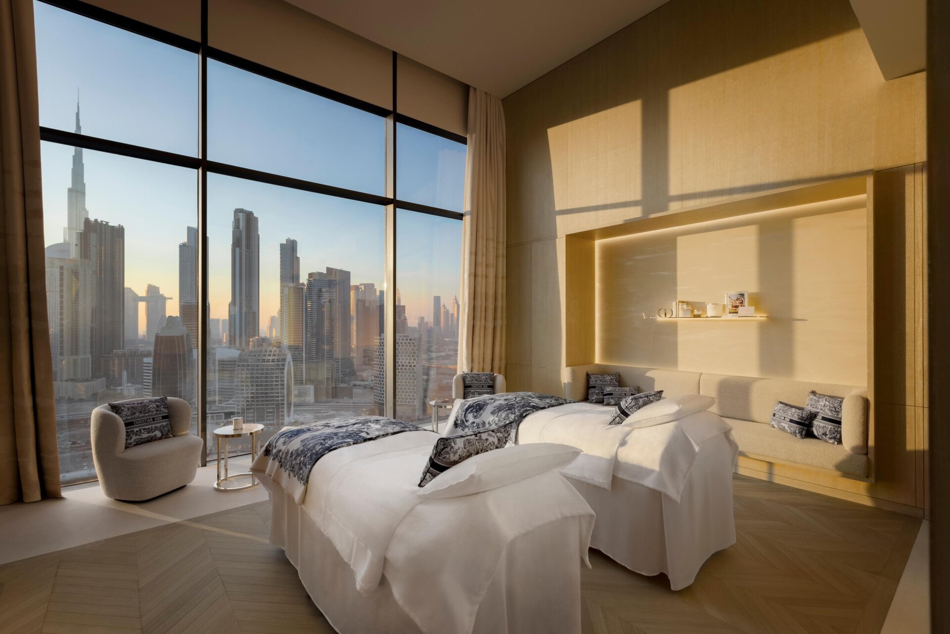 Dior Spa The Lana interior design, at The Lana - Dorchester Collection