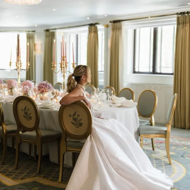 Park Suite Left at the Dorchester set up for a wedding