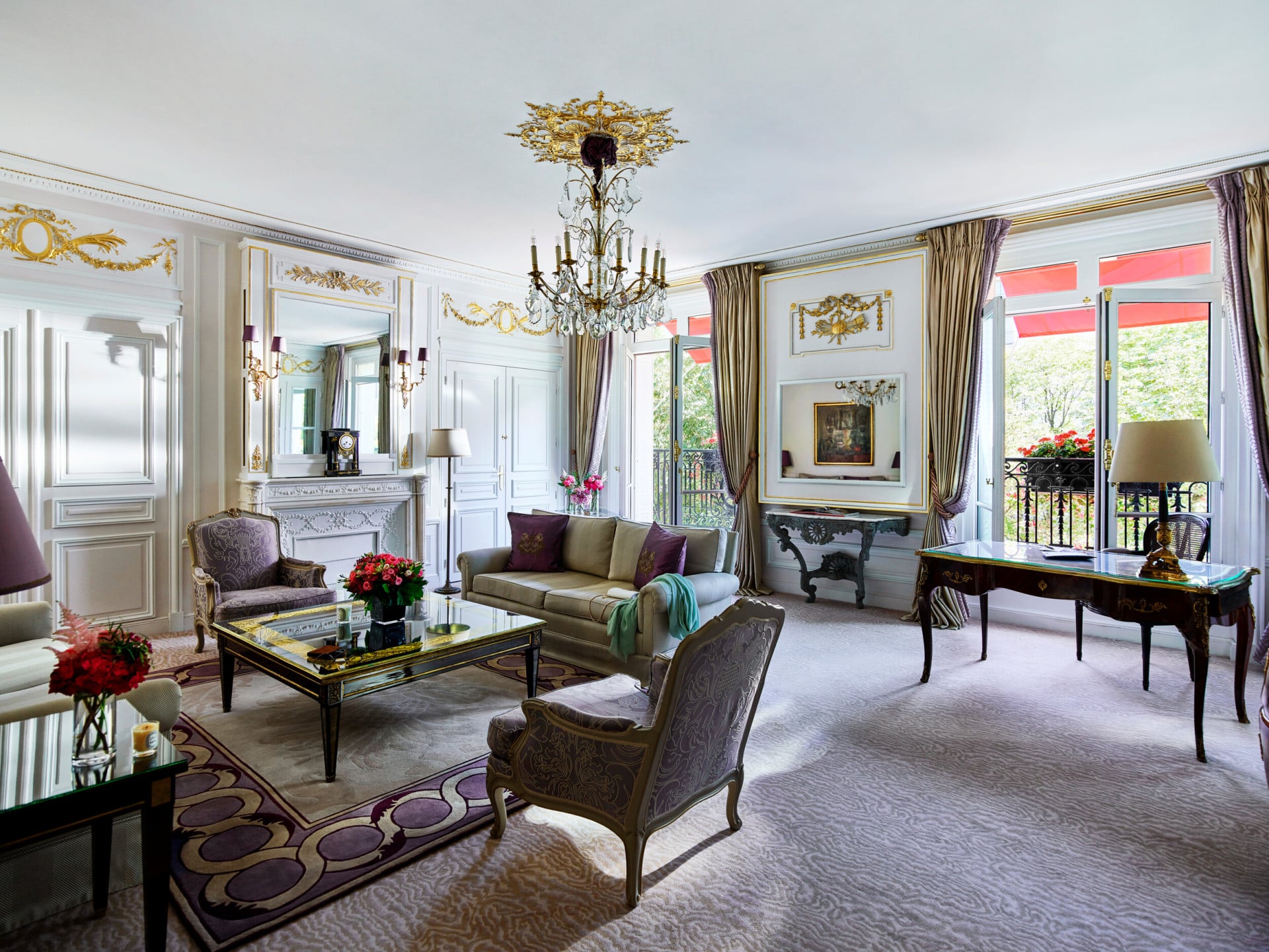 Le salon de la Suite prestige 