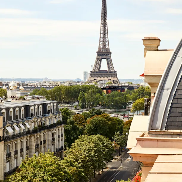 Suite Superior com vista no Hôtel Plaza Athénée