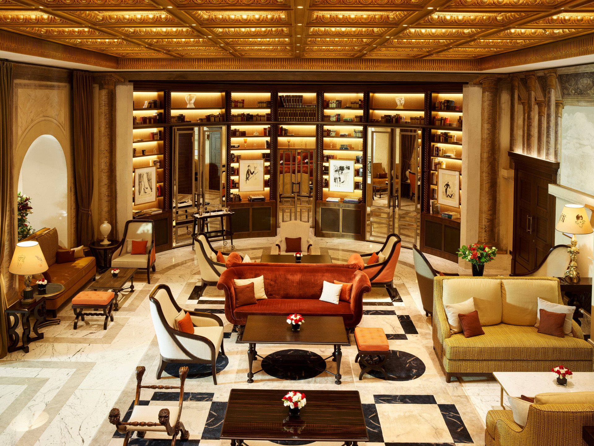 La Libreria a Hotel Eden Roma