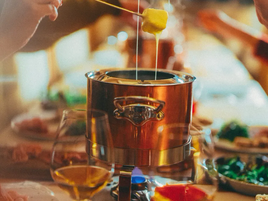 Picture of Le Chalet du Plaza Athénée fondue details