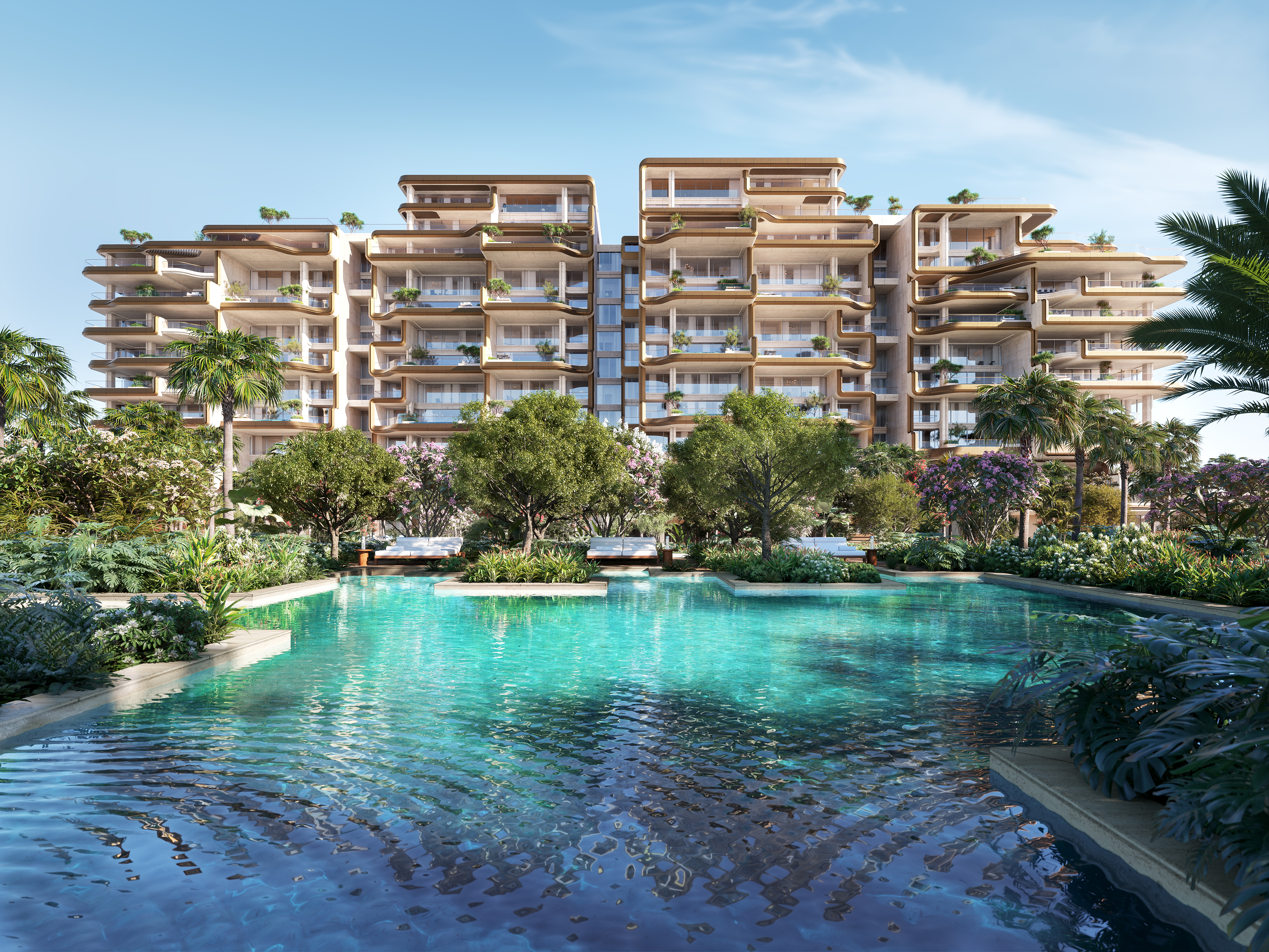 an ultra-luxury beachfront development on Palm Jumeirah in Dubai, developed by Omniyat