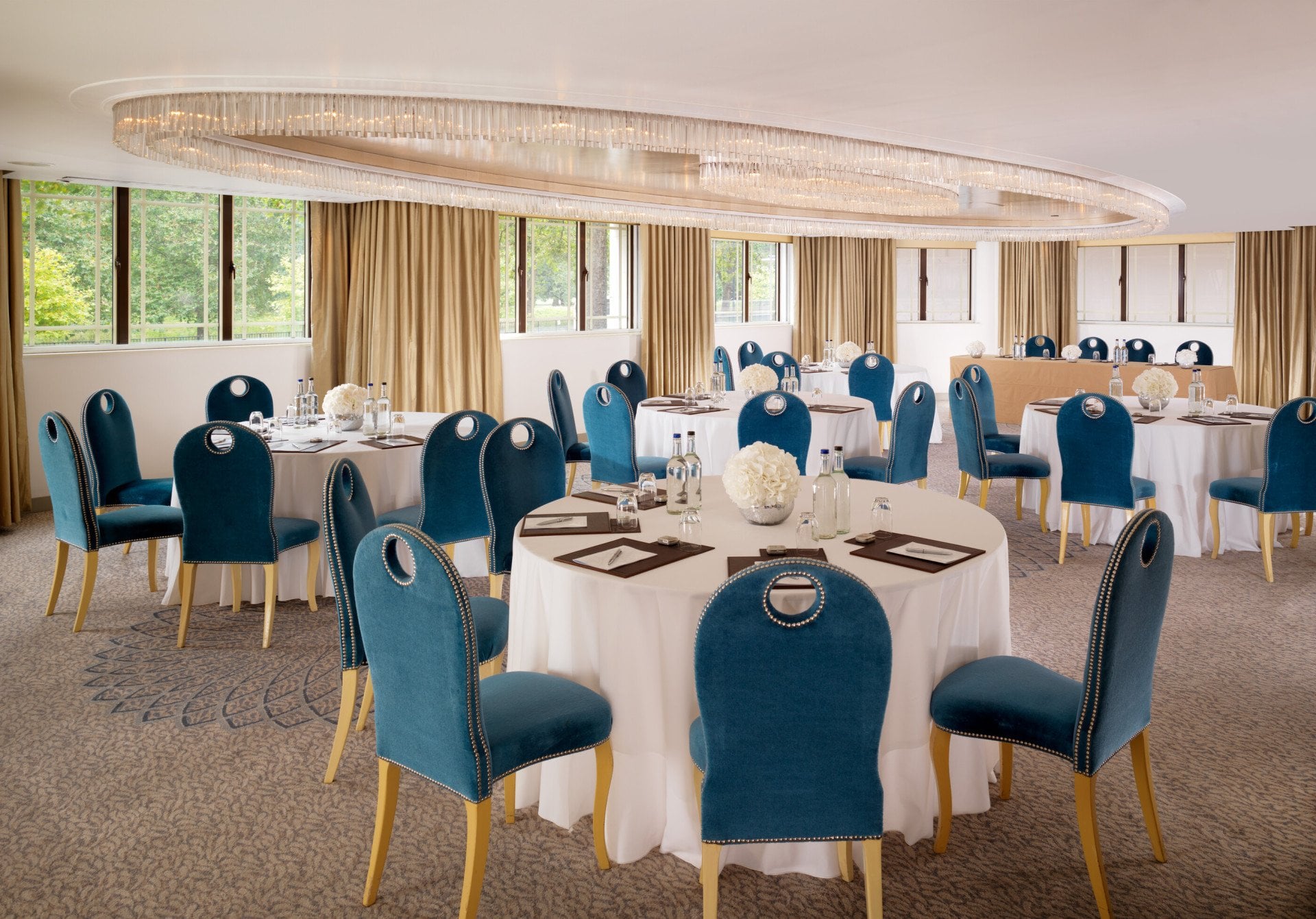 The Dorchester-Crystal Suite- Cabaret setup 