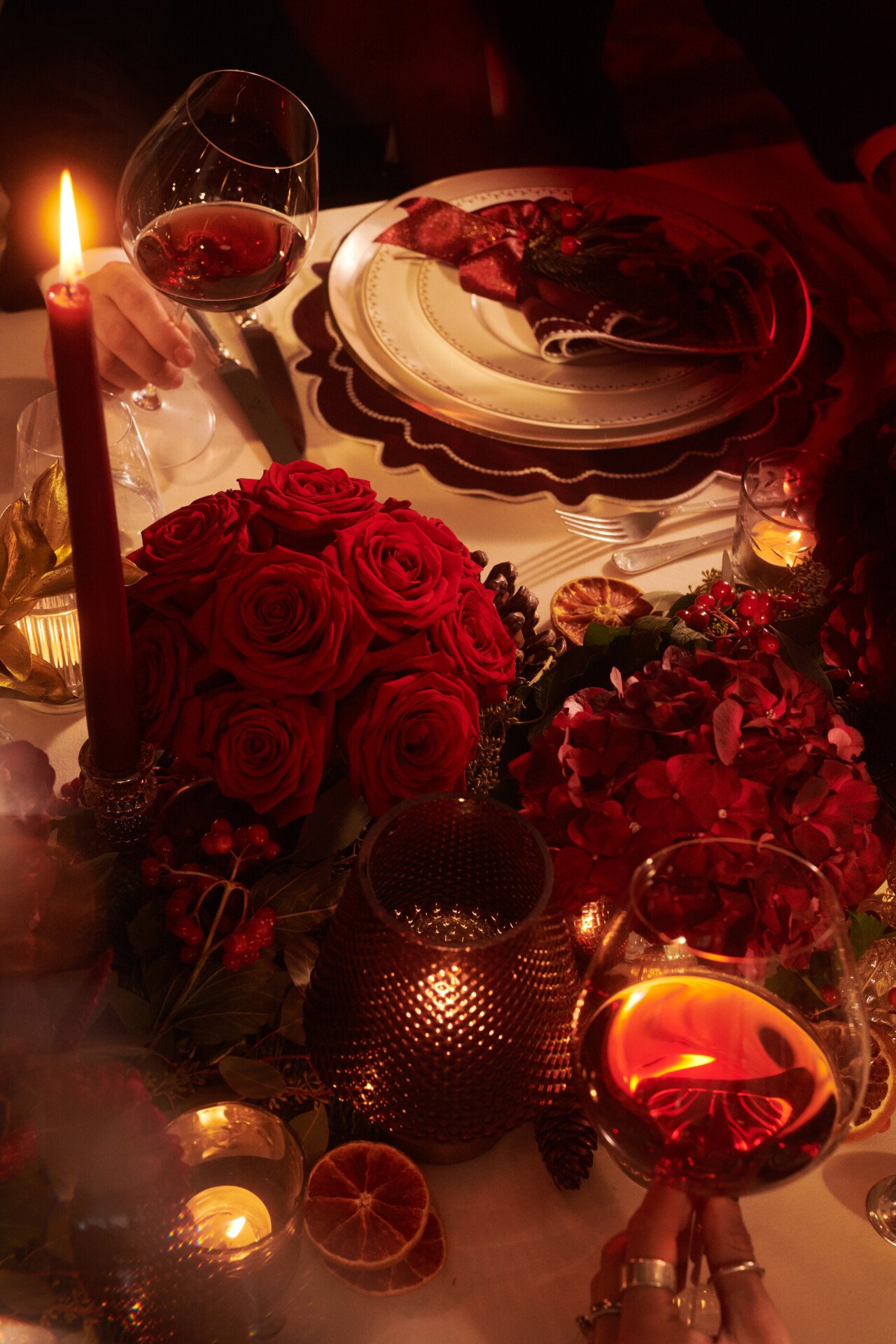 Festive Events at The Dorchester - close up of table dressing