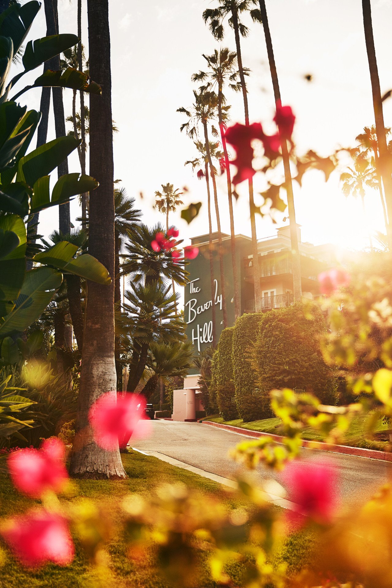 Exterior at The Beverly Hills Hotel, Los Angeles 