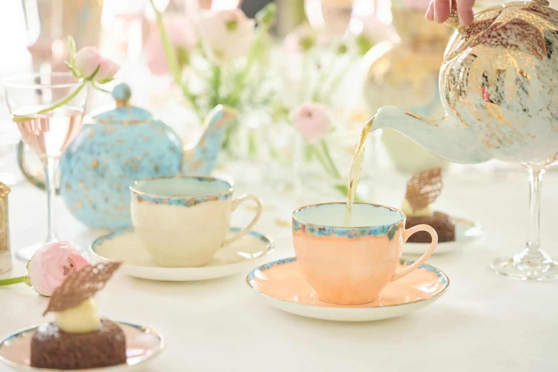 Tableware by Coralla Maiuri at Hotel Eden Rome