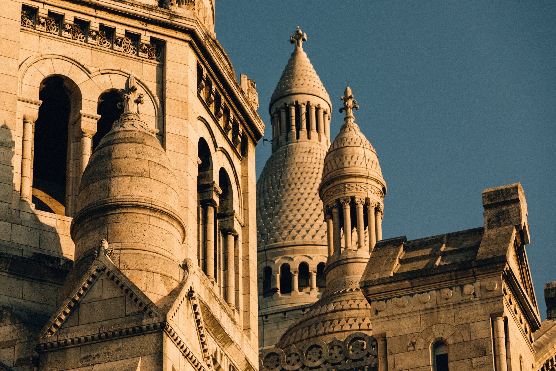 Photographie des toits du Sacré Cœur de Montmartre 