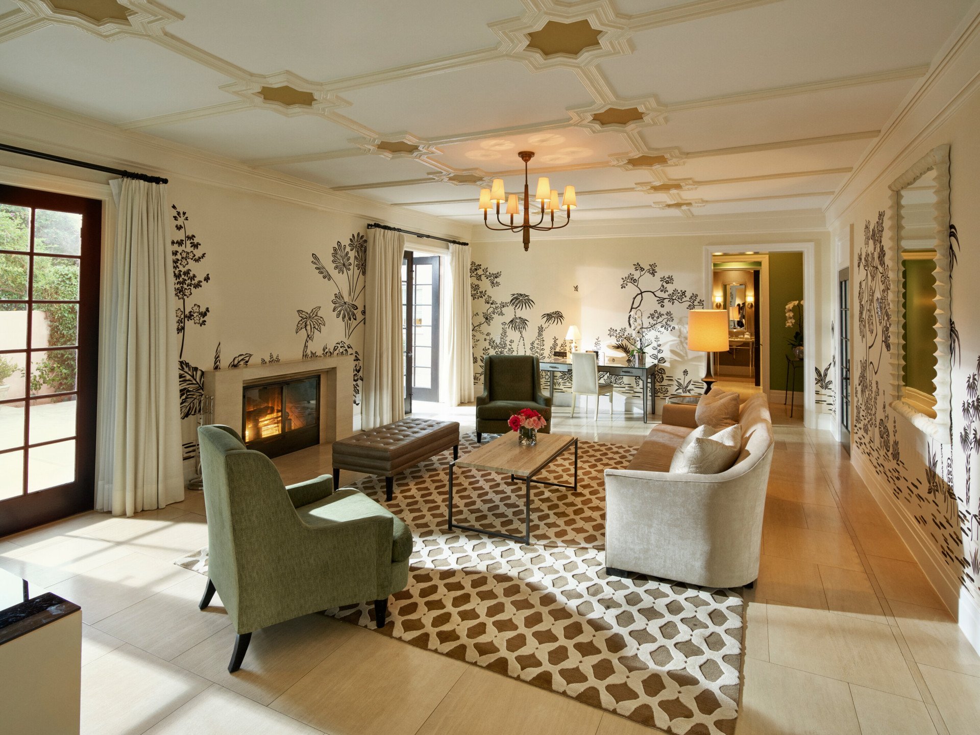 Chalon Suite Bedroom at Hotel Bel-Air, Los Angeles
