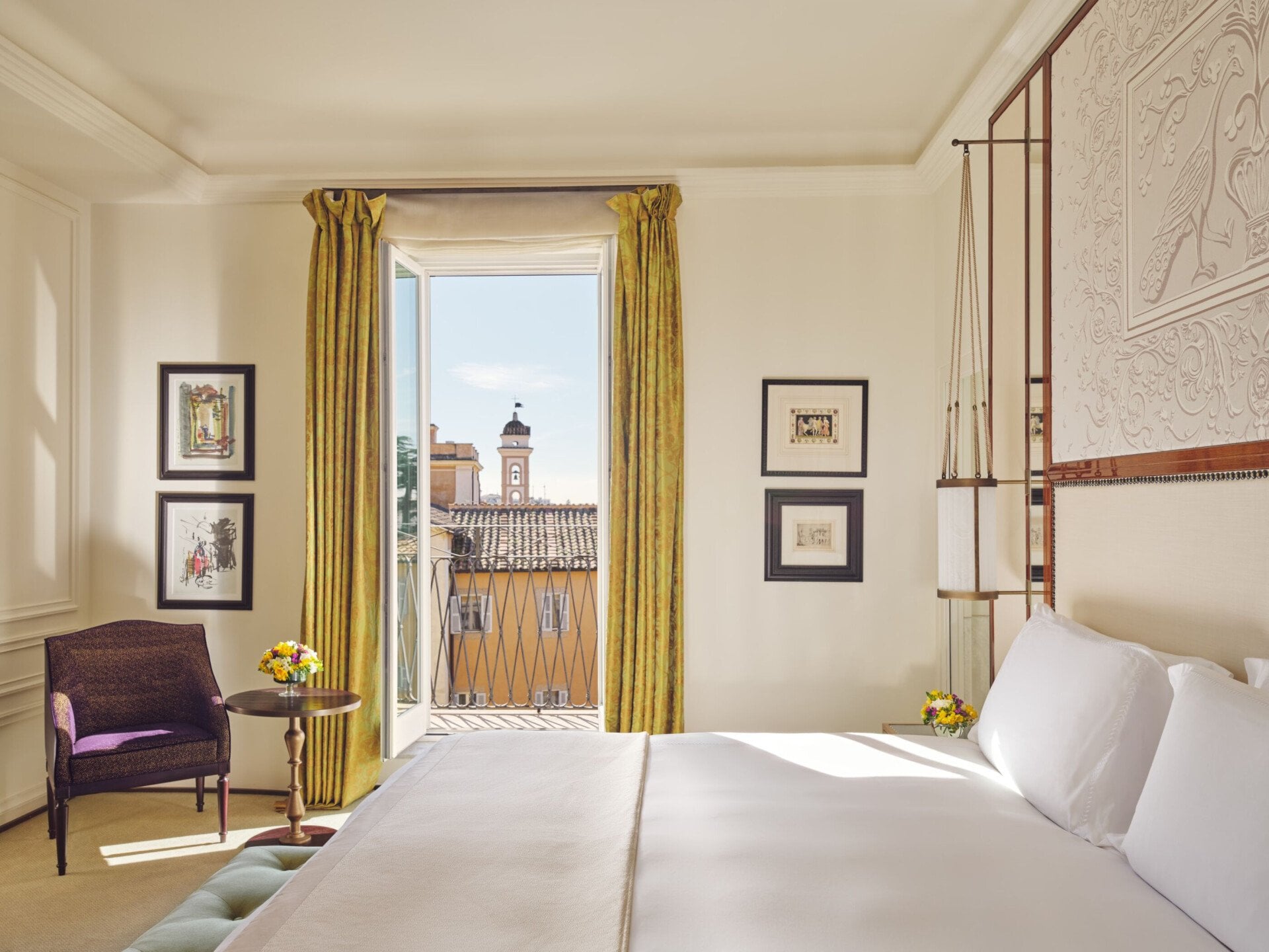 Camera prestige con balcone a Hotel Eden Roma