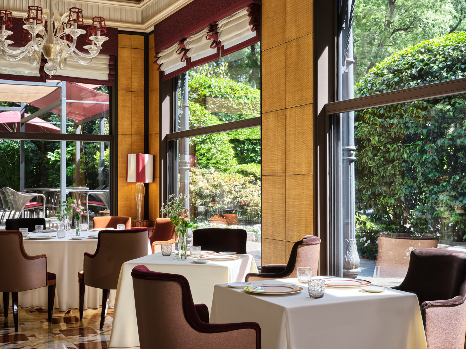 Vista panoramica del ristorante Acanto